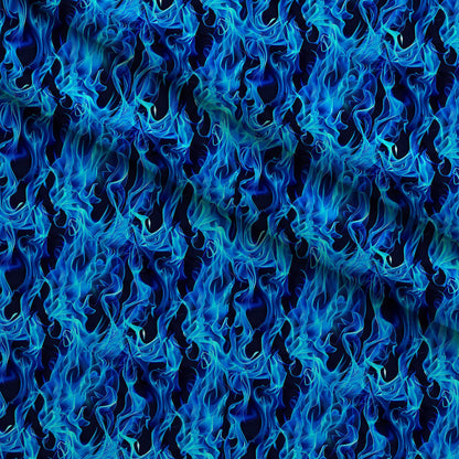 Sapphire Inferno Pattern 10 Minky Fabric