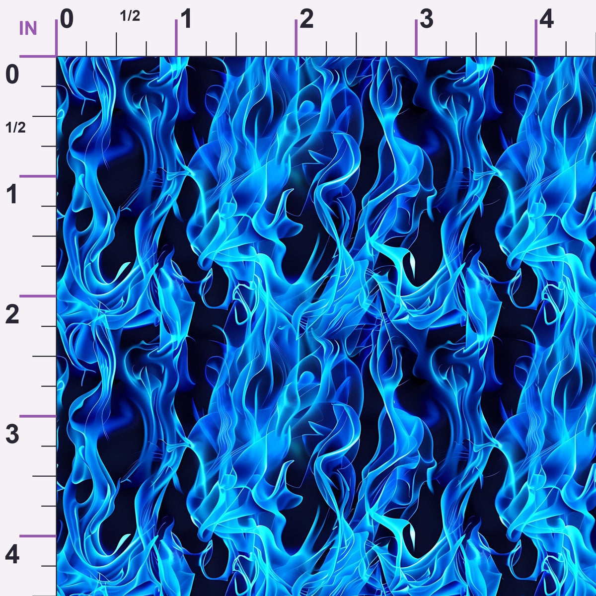 Sapphire Inferno Pattern 10 Minky Fabric