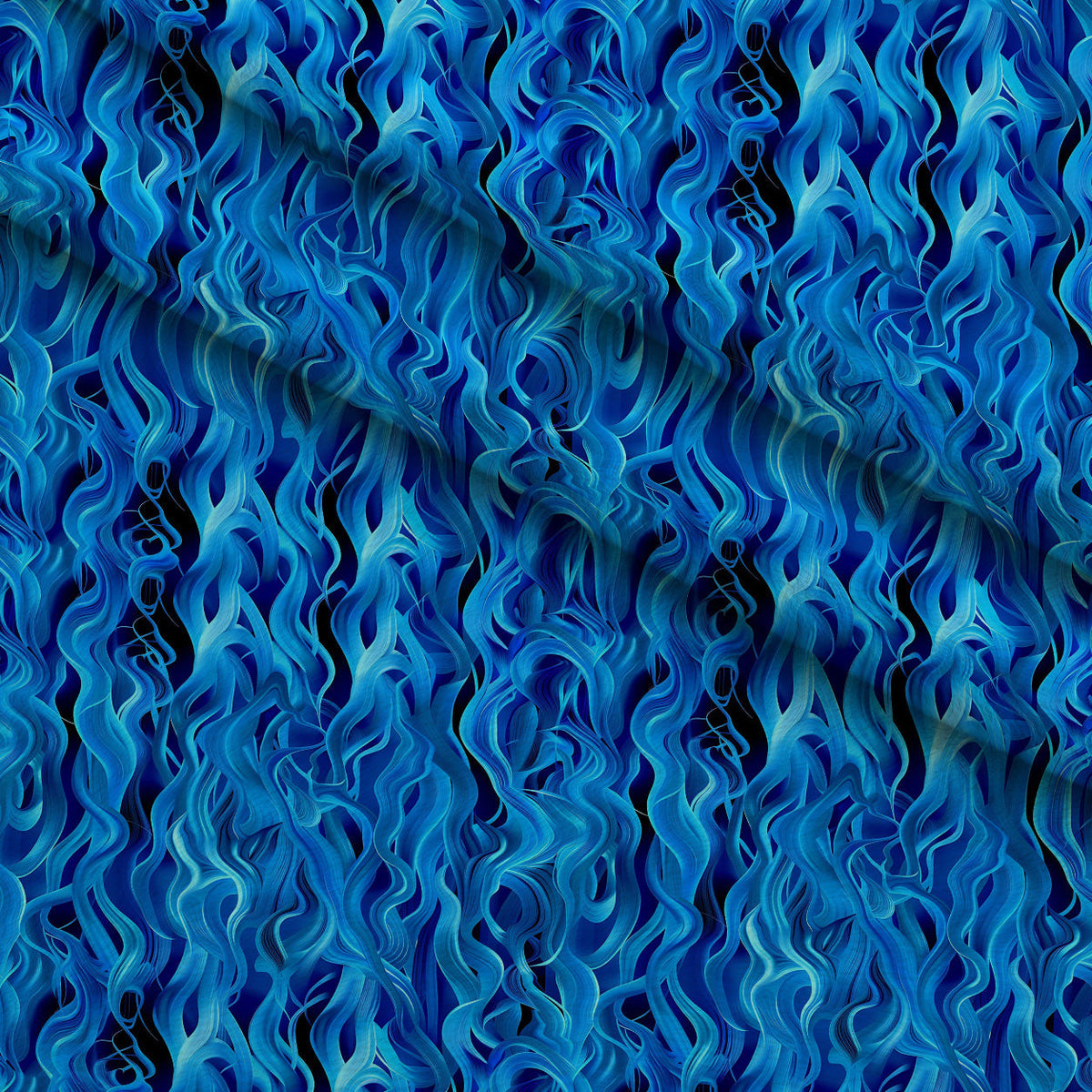 Sapphire Inferno Pattern 13 Minky Fabric