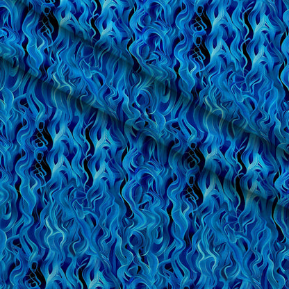Sapphire Inferno Pattern 13 Minky Fabric