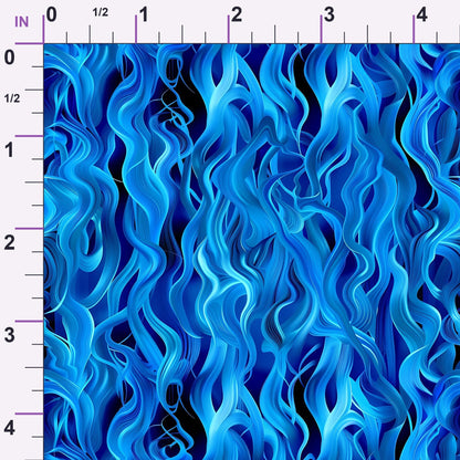 Sapphire Inferno Pattern 13 Minky Fabric