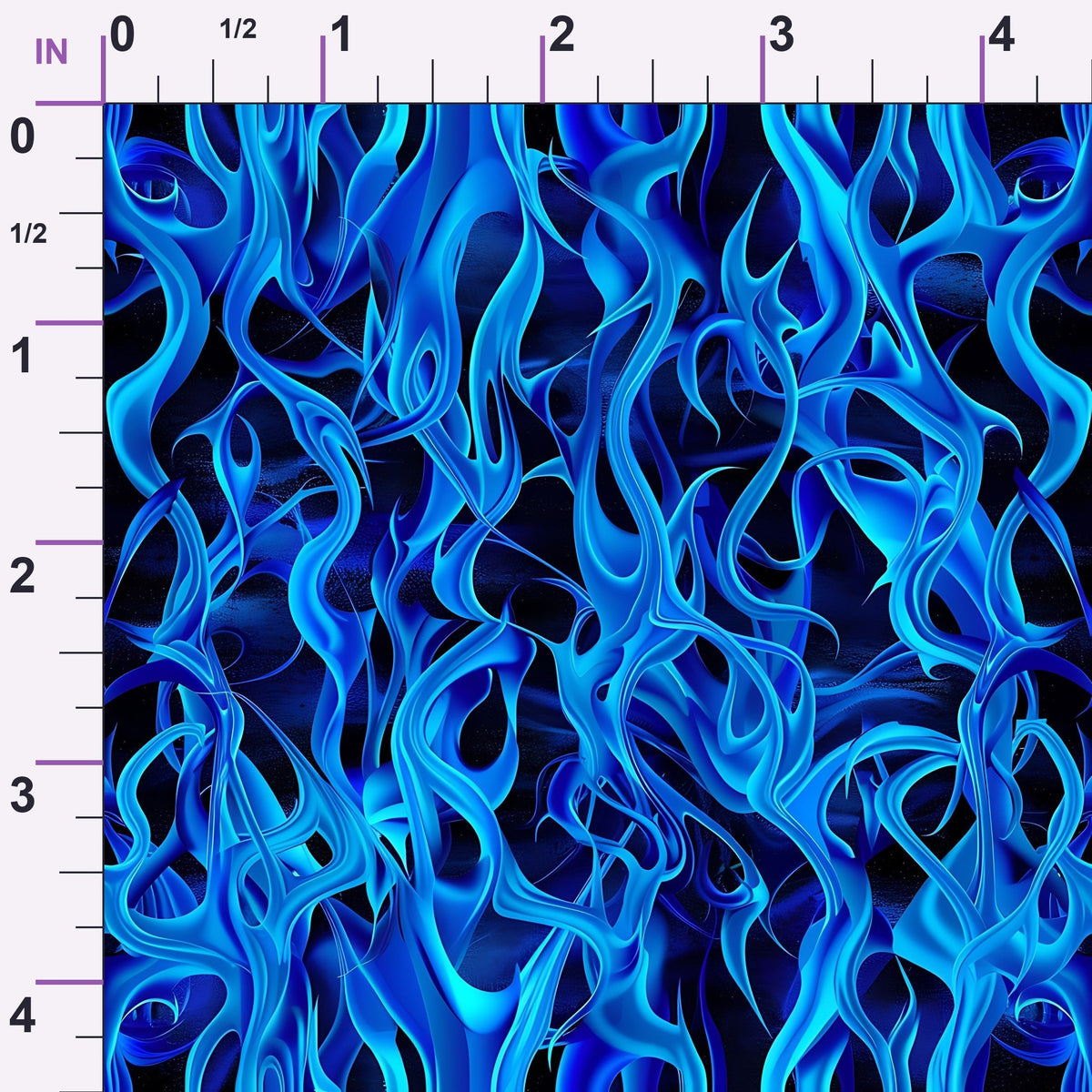 Sapphire Inferno Pattern 15 Minky Fabric
