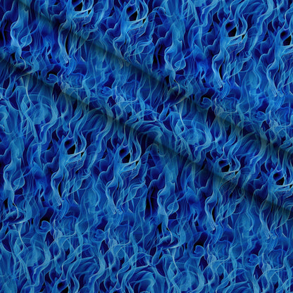 Sapphire Inferno Pattern 3 Minky Fabric