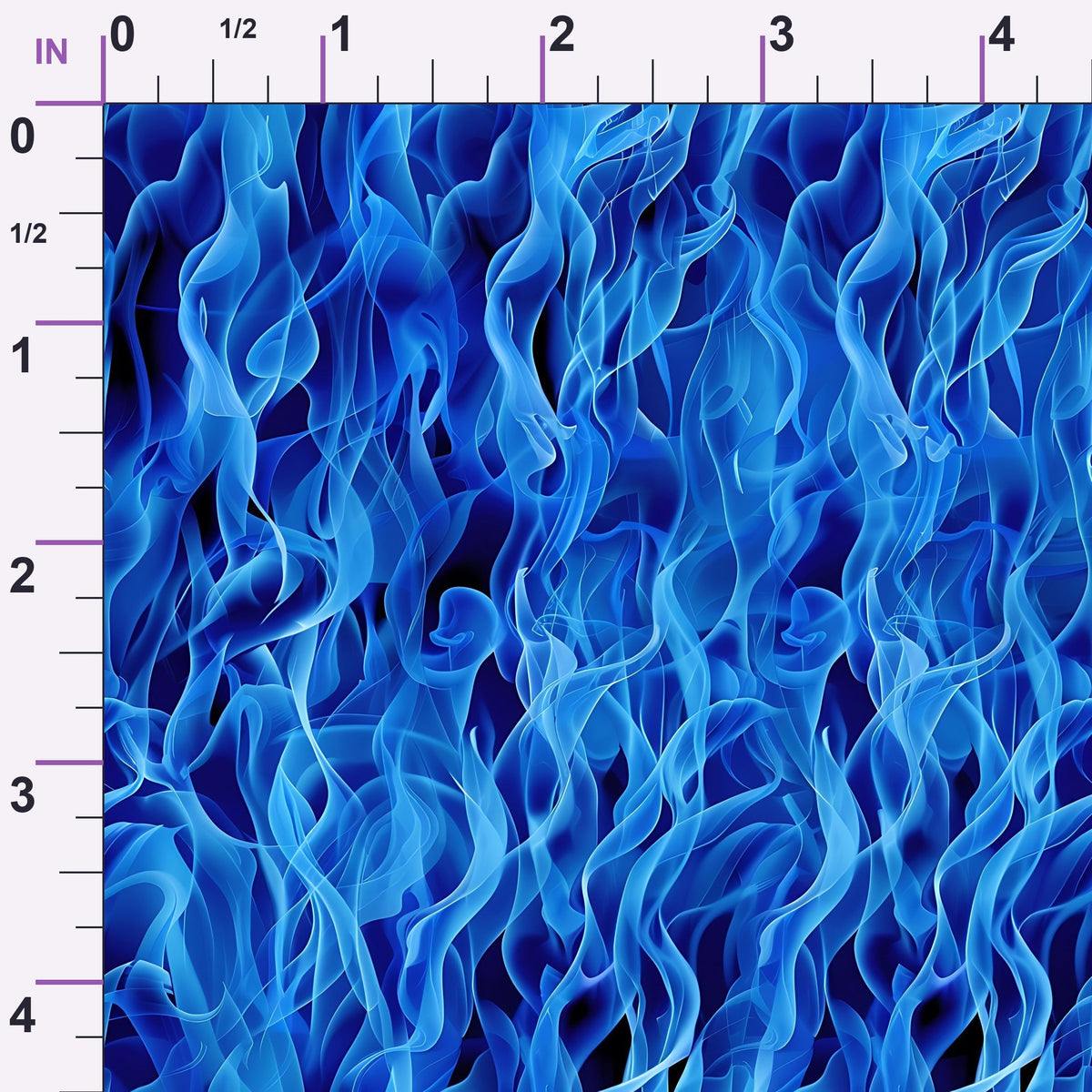 Sapphire Inferno Pattern 3 Minky Fabric