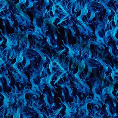Sapphire Inferno Pattern 4 Minky Fabric