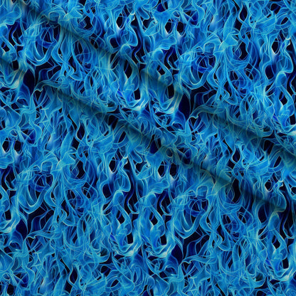Sapphire Inferno Pattern 5 Minky Fabric