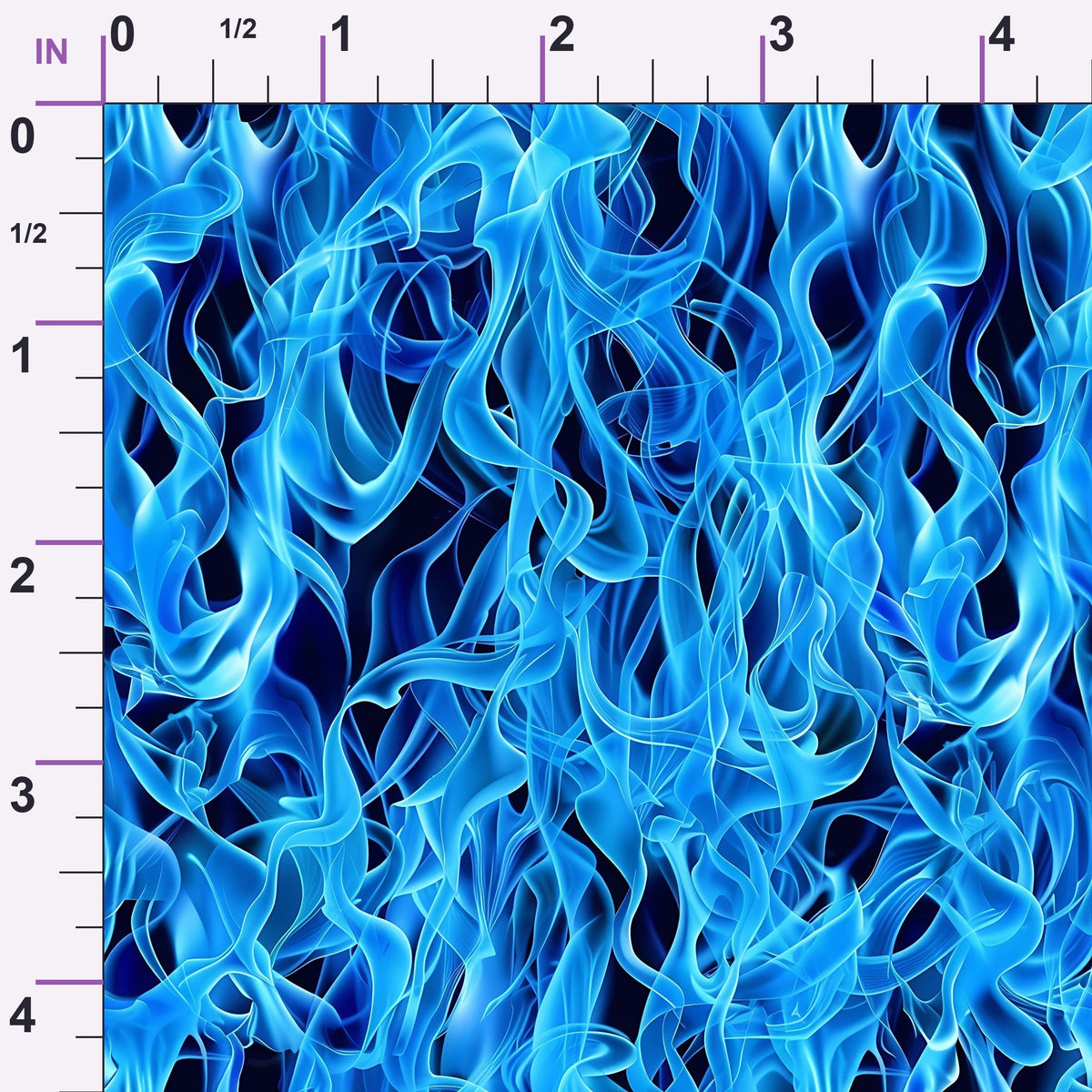 Sapphire Inferno Pattern 5 Minky Fabric