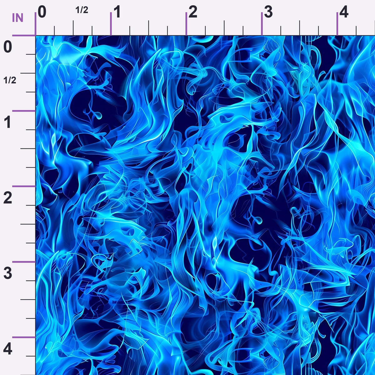 Sapphire Inferno Pattern 6 Minky Fabric
