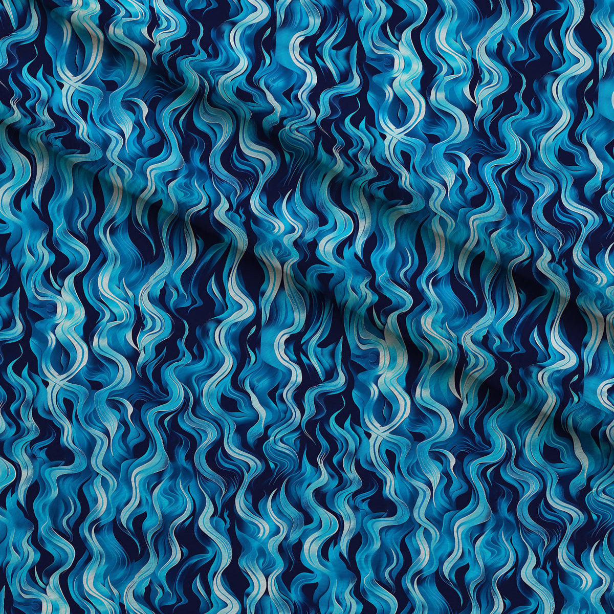 Sapphire Inferno Pattern 7 Minky Fabric