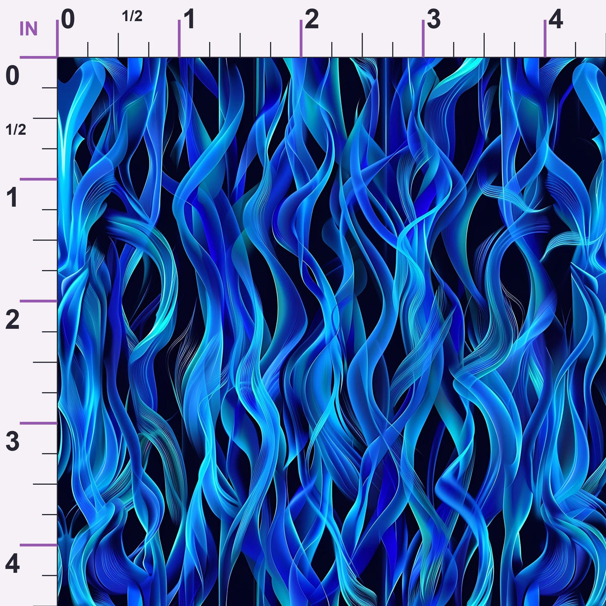 Sapphire Inferno Pattern 9 Minky Fabric