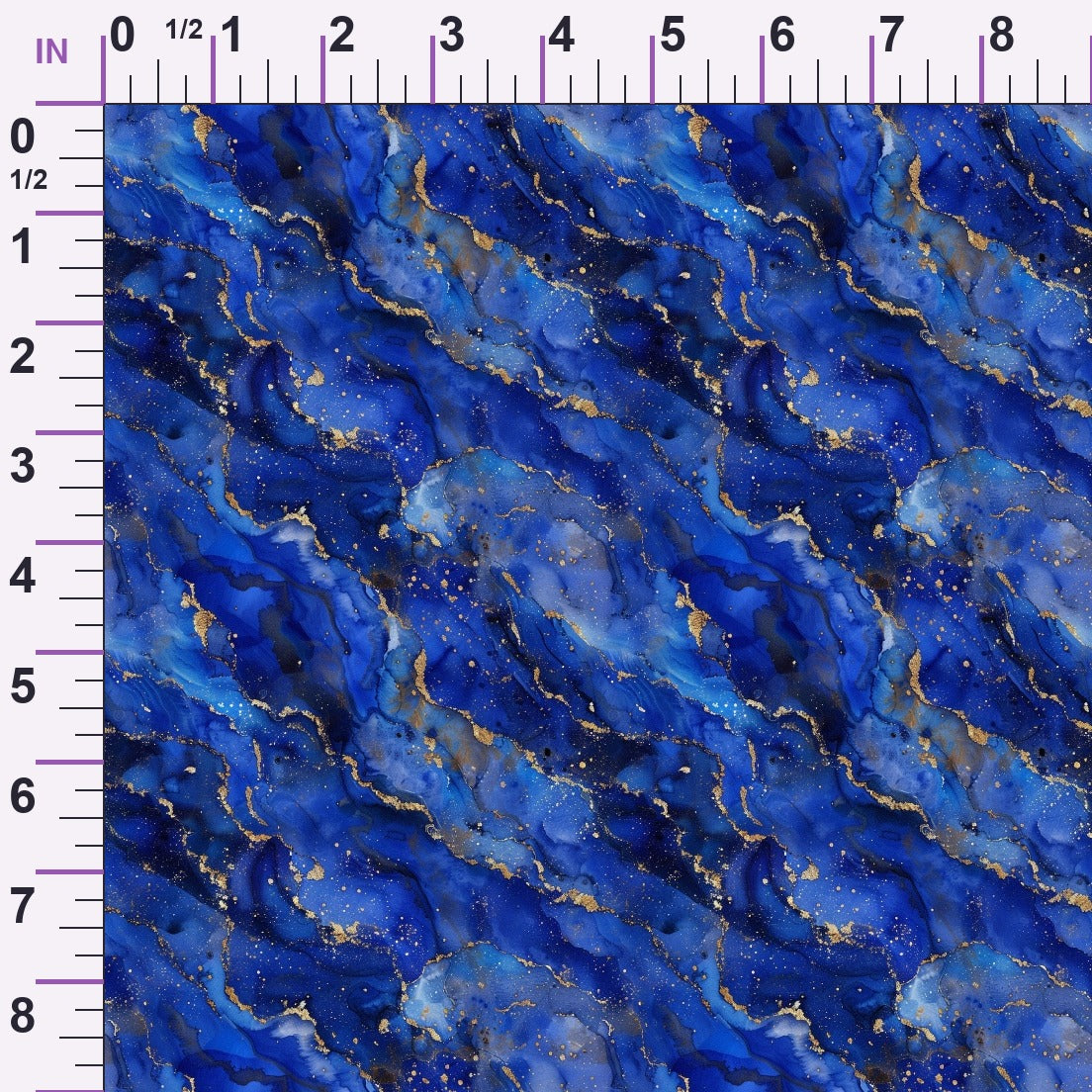 Sapphire Quarry Pattern 1 Minky Fabric