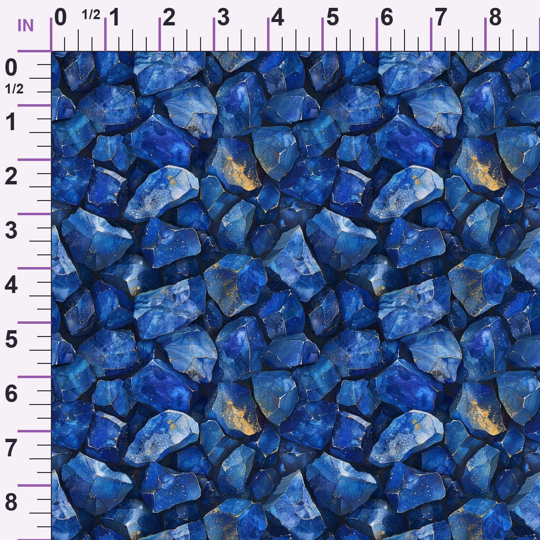 Sapphire Quarry Pattern 10 Minky Fabric