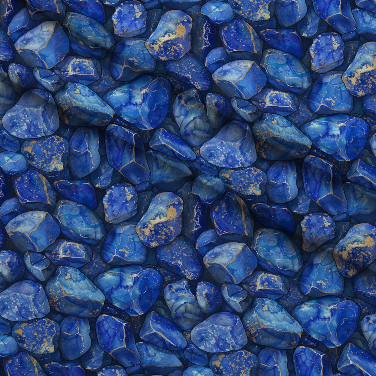 Sapphire Quarry Pattern 4 Minky Fabric