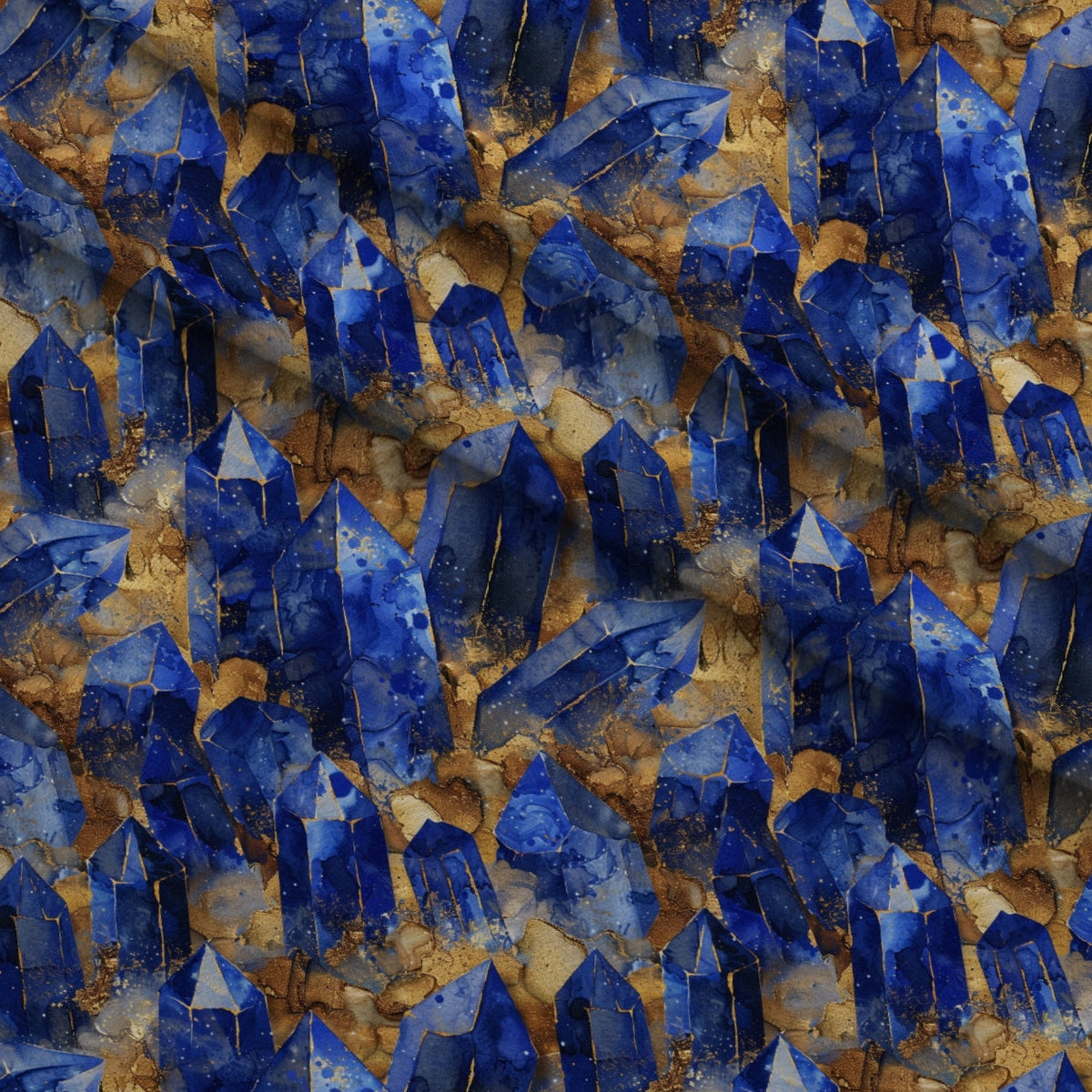 Sapphire Quarry Pattern 5 Minky Fabric
