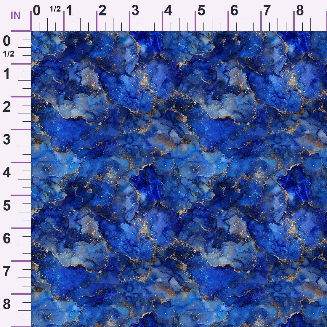 Sapphire Quarry Pattern 6 Minky Fabric