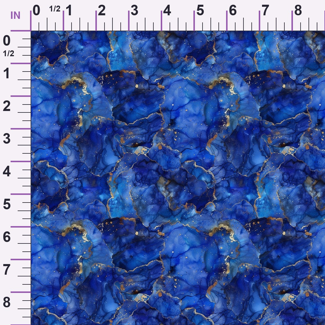 Sapphire Quarry Pattern 7 Minky Fabric