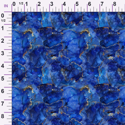Sapphire Quarry Pattern 7 Minky Fabric