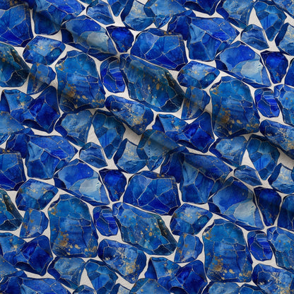 Sapphire Quarry Pattern 8 Minky Fabric
