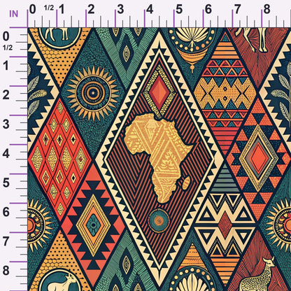 Savanna Diamonds Pattern 6 Minky Fabric