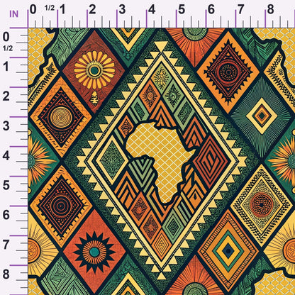 Savanna Diamonds Pattern 9 Minky Fabric