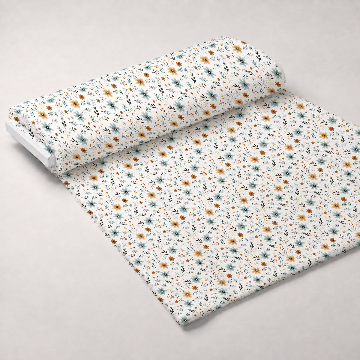 Scandi Meadow Pattern 1 Minky Fabric