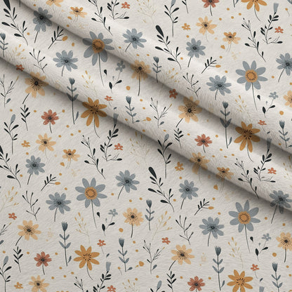 Scandi Meadow Pattern 7 Minky Fabric