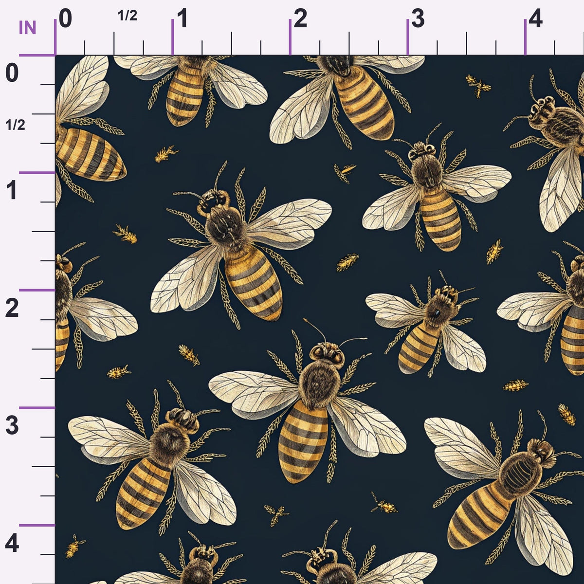 Scarlet Hive Pattern 10 Minky Fabric