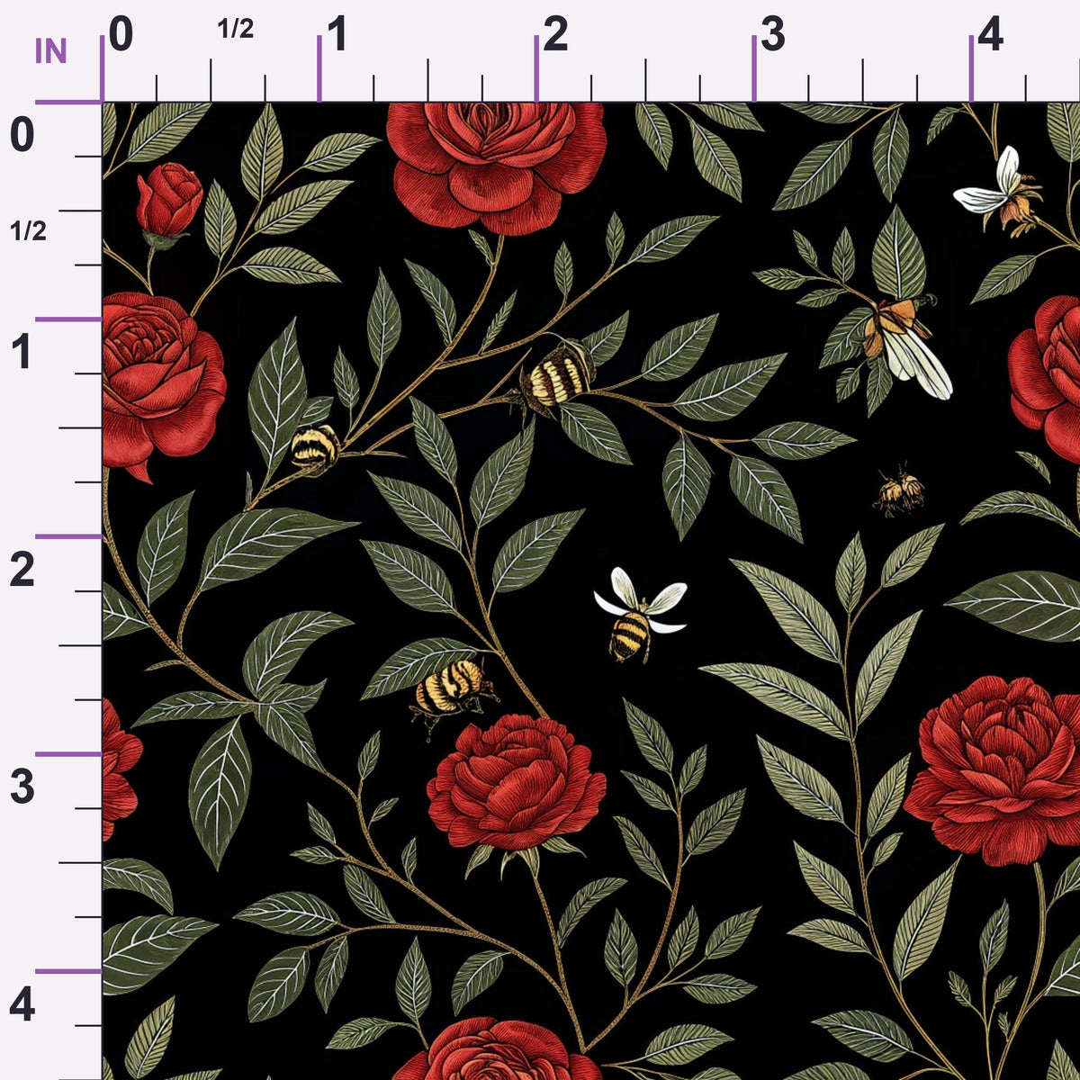 Scarlet Hive Pattern 13 Minky Fabric