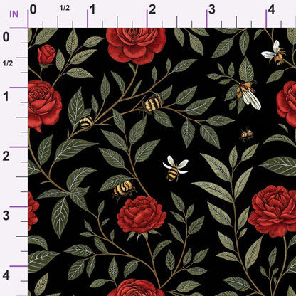 Scarlet Hive Pattern 13 Minky Fabric