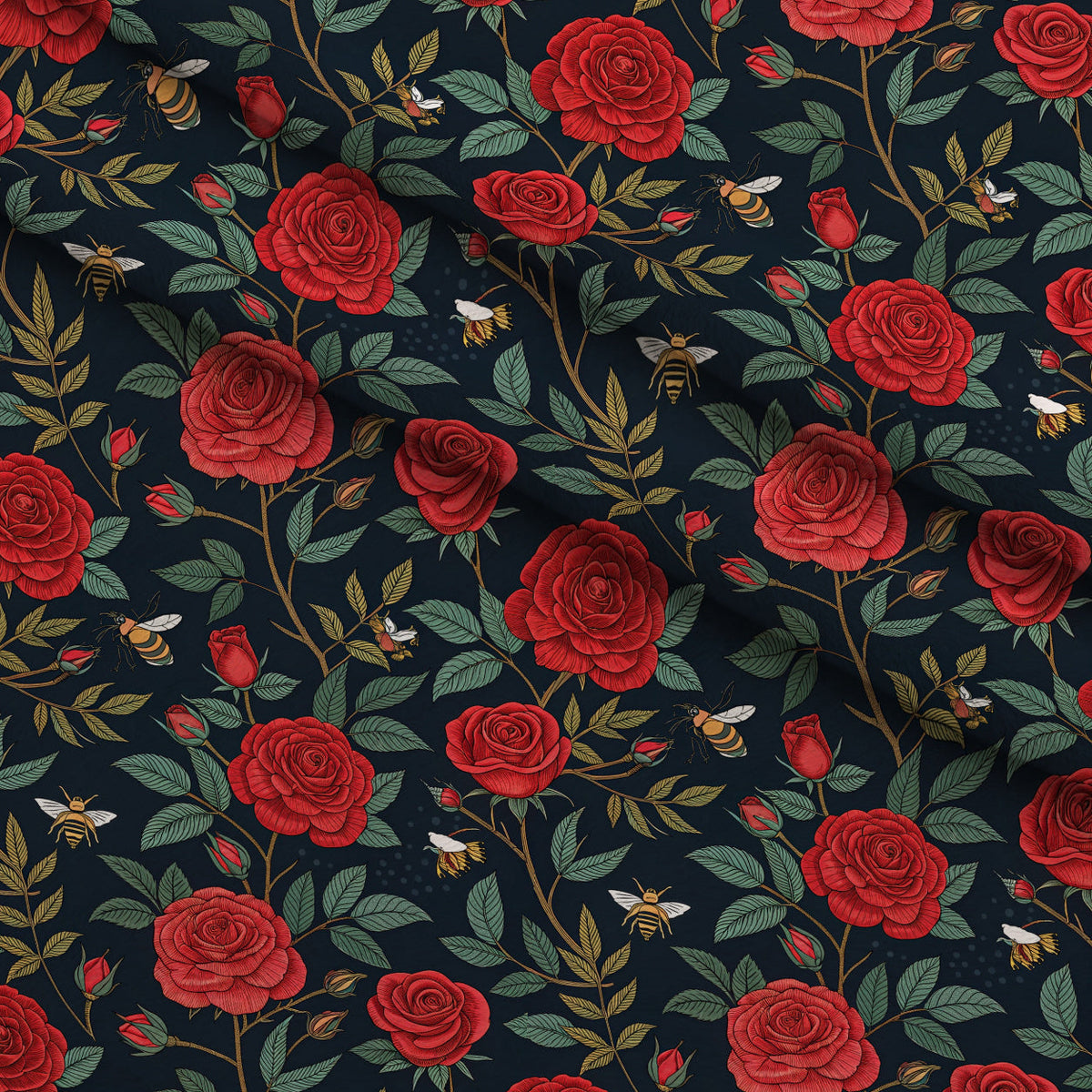 Scarlet Hive Pattern 17 Minky Fabric
