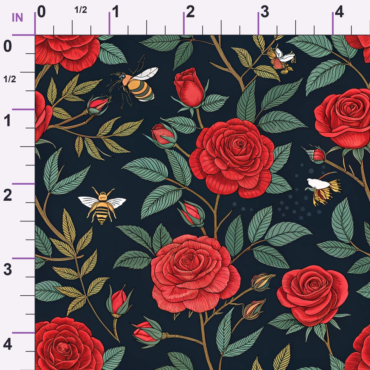 Scarlet Hive Pattern 17 Minky Fabric