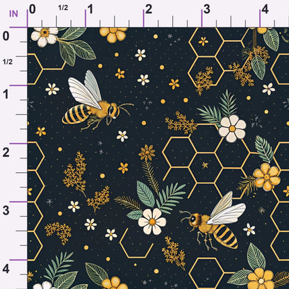 Scarlet Hive Pattern 20 Minky Fabric