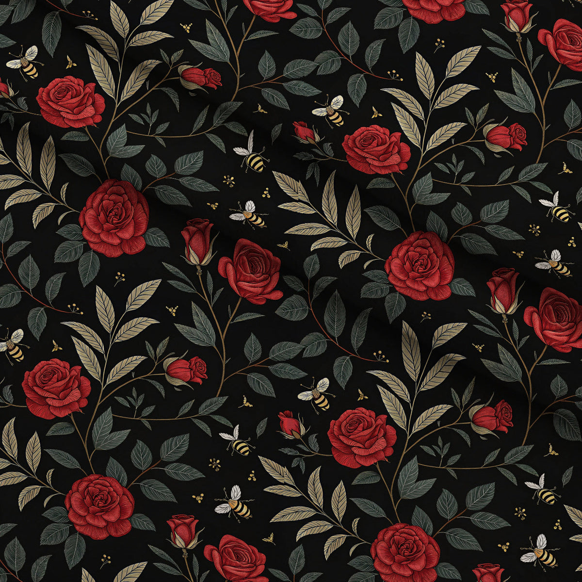 Scarlet Hive Pattern 21 Minky Fabric
