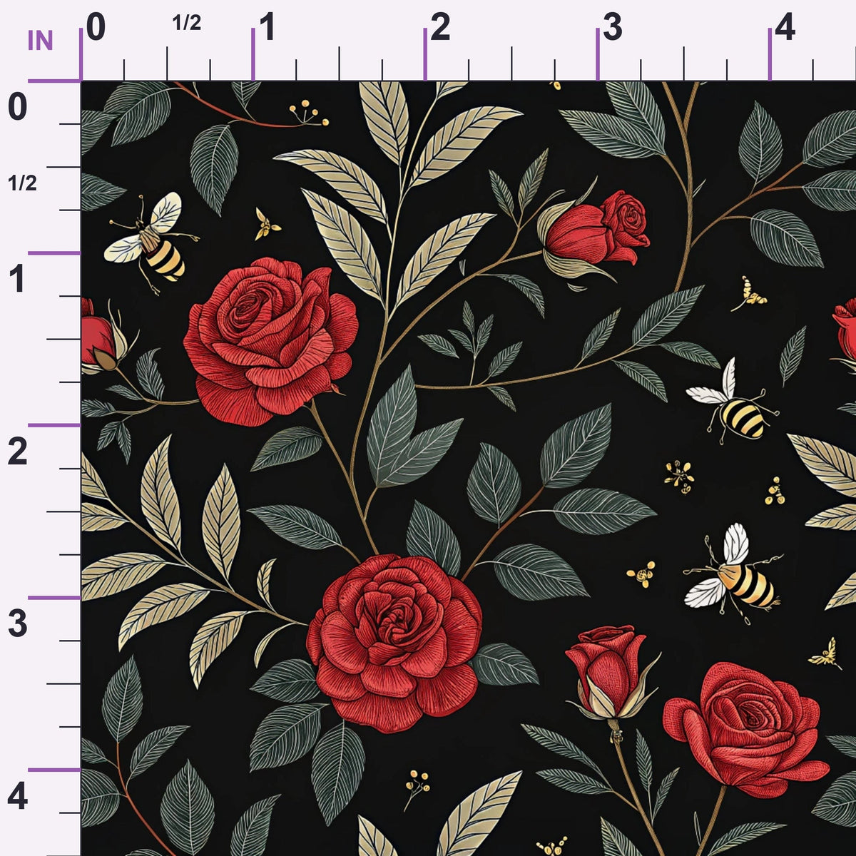 Scarlet Hive Pattern 21 Minky Fabric