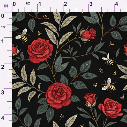 Scarlet Hive Pattern 21 Minky Fabric