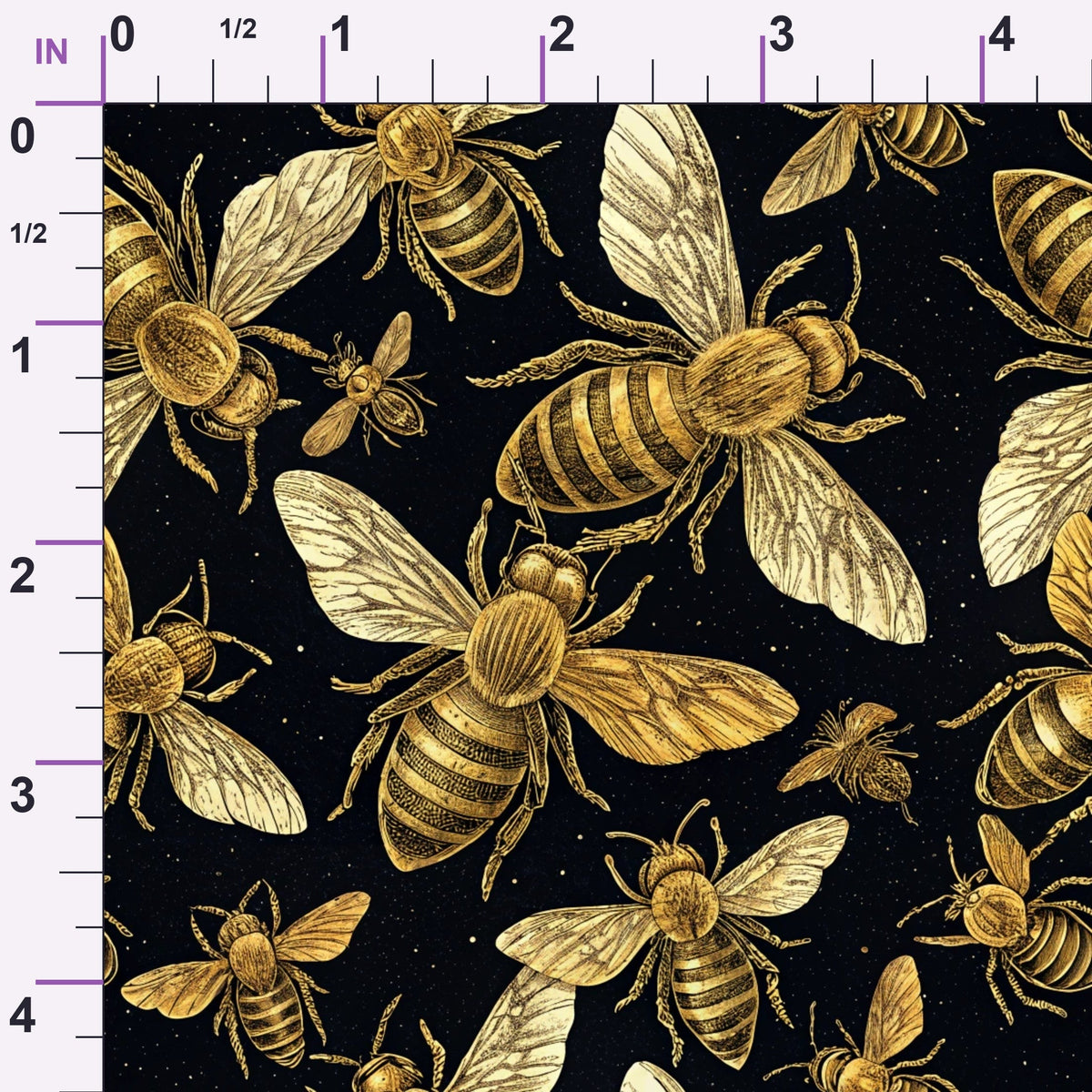 Scarlet Hive Pattern 24 Minky Fabric