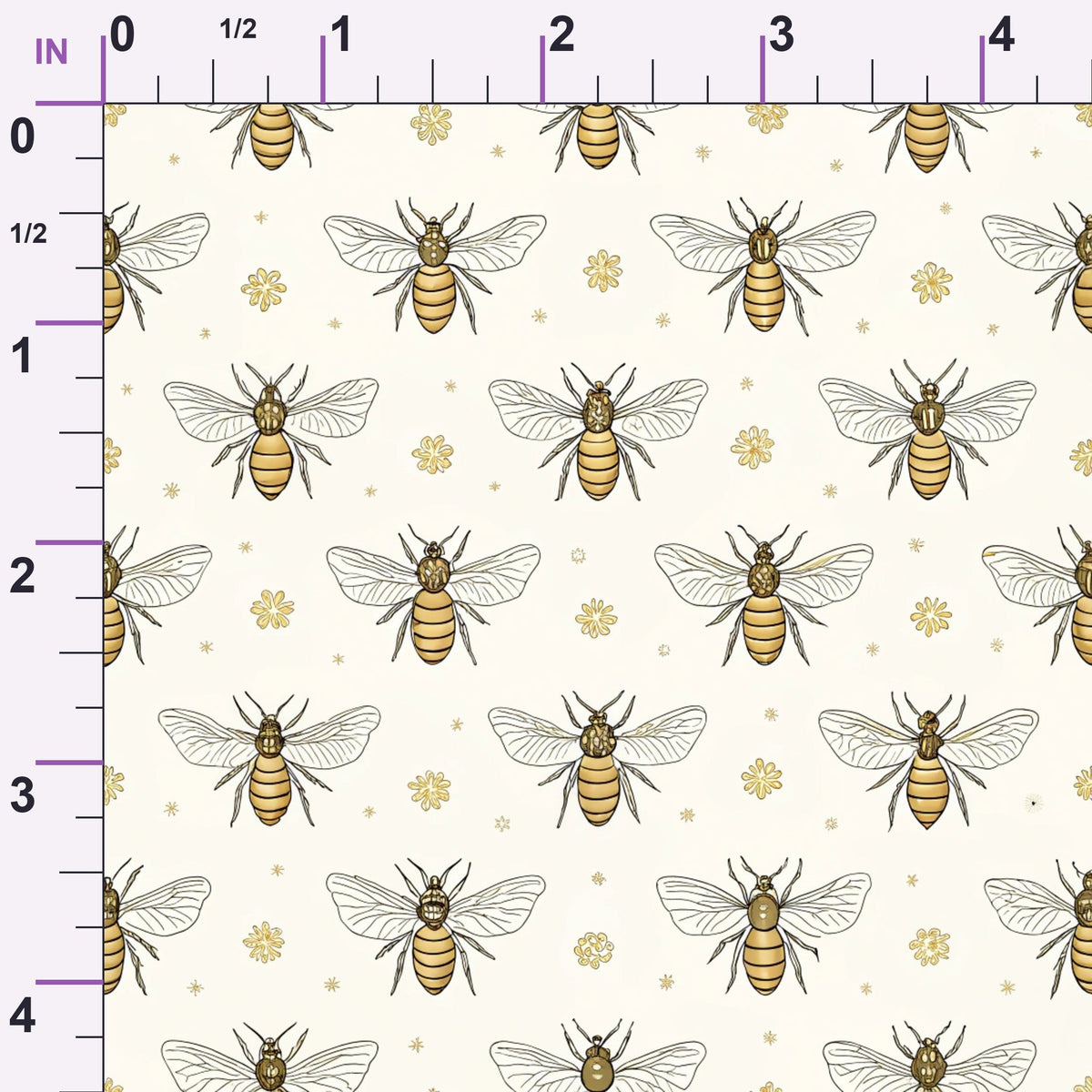Scarlet Hive Pattern 25 Minky Fabric