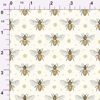 Scarlet Hive Pattern 25 Minky Fabric