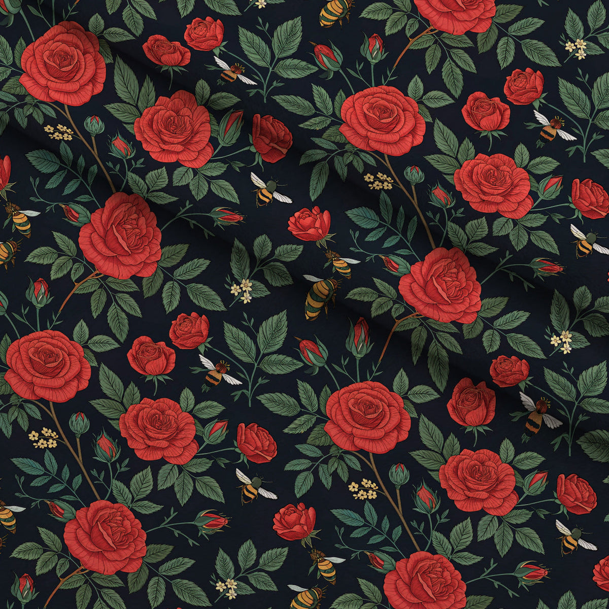 Scarlet Hive Pattern 3 Minky Fabric