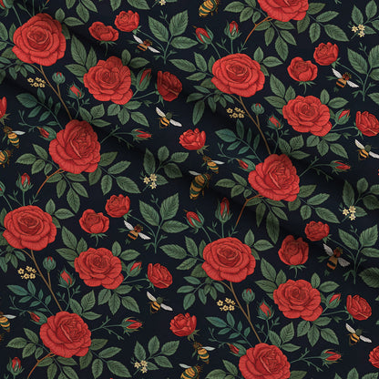Scarlet Hive Pattern 3 Minky Fabric
