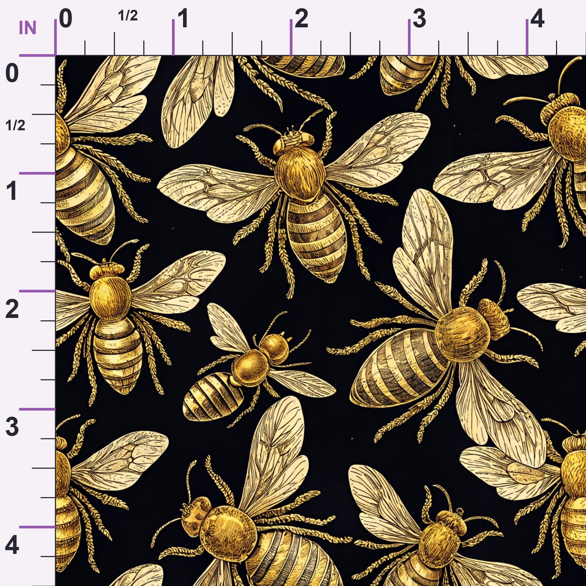 Scarlet Hive Pattern 5 Minky Fabric