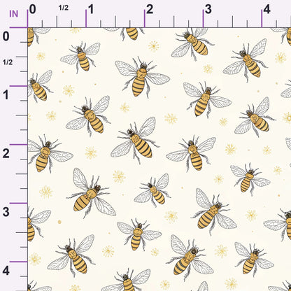 Scarlet Hive Pattern 6 Minky Fabric
