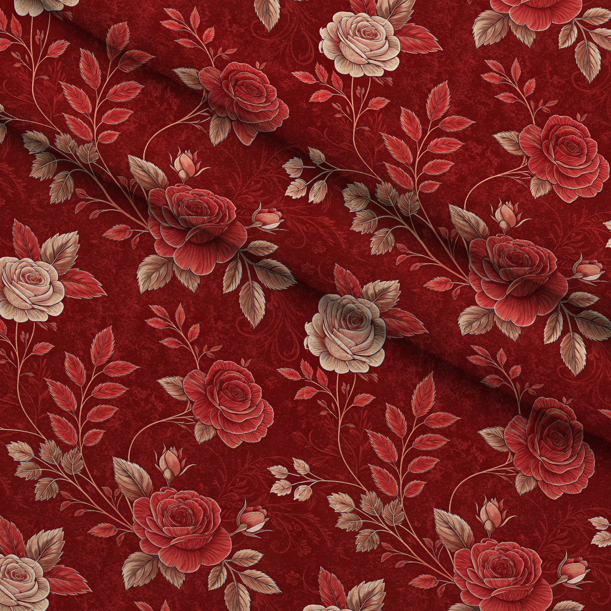 Scarlet Hive Pattern 7 Minky Fabric