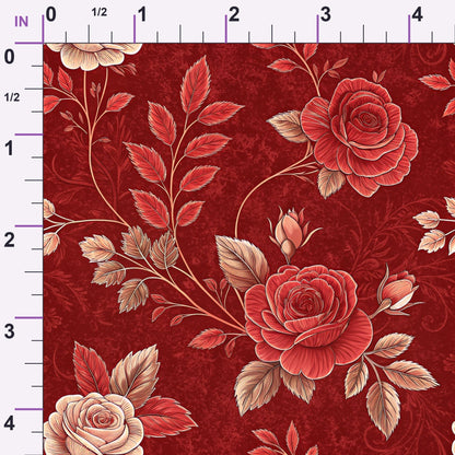 Scarlet Hive Pattern 7 Minky Fabric