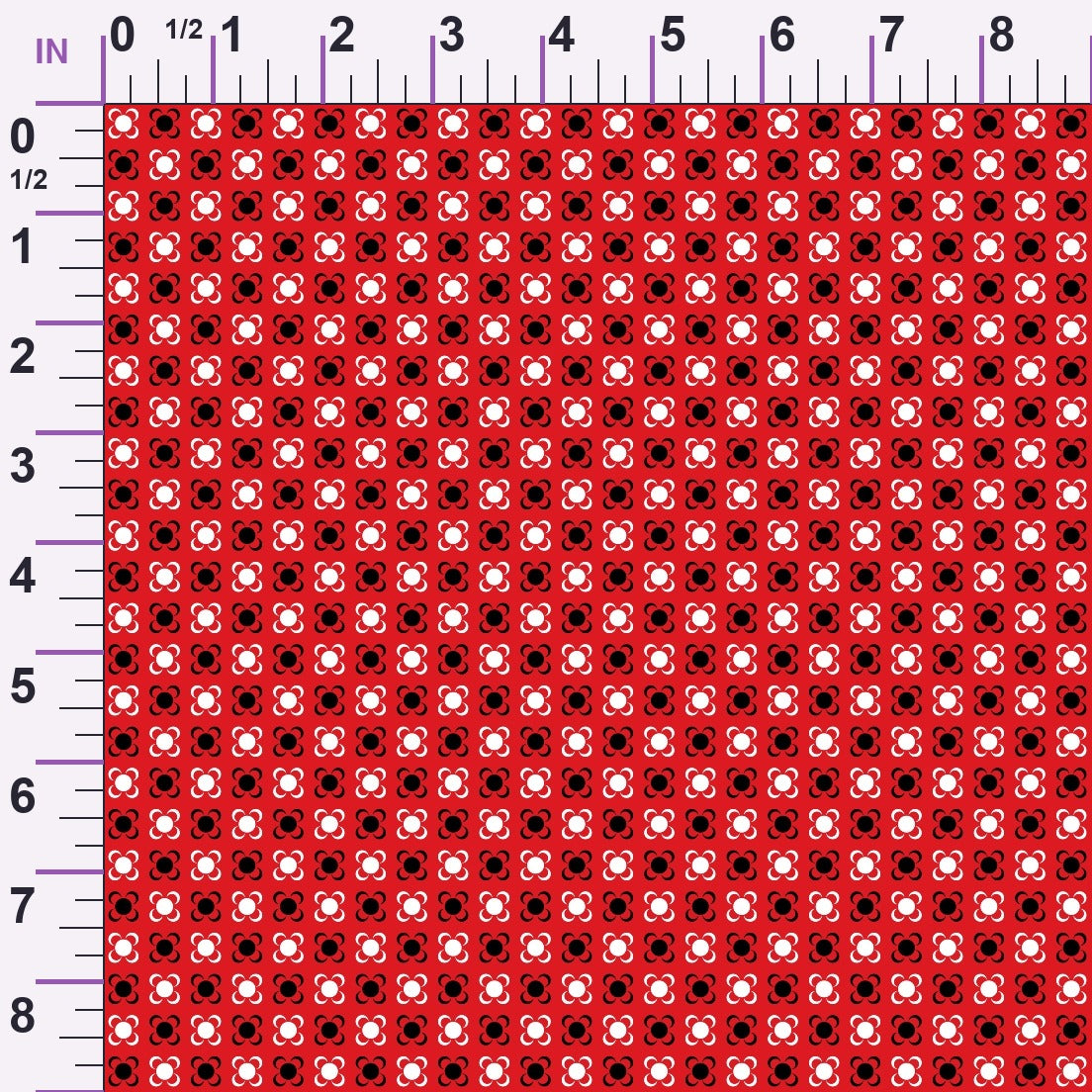 Scarlet Paisley Pattern 1 Minky Fabric
