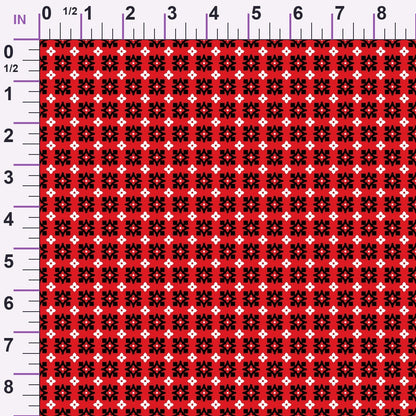 Scarlet Paisley Pattern 10 Minky Fabric