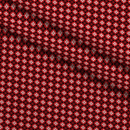 Scarlet Paisley Pattern 8 Minky Fabric