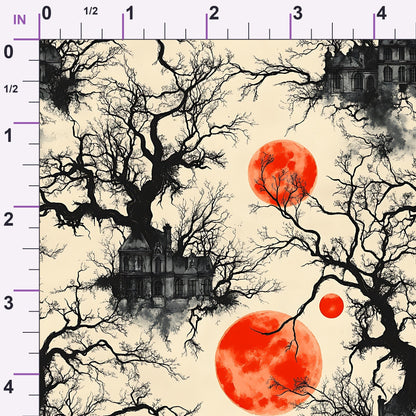 Scarlet Spires Pattern 14 Minky Fabric