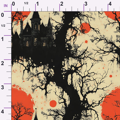 Scarlet Spires Pattern 16 Minky Fabric