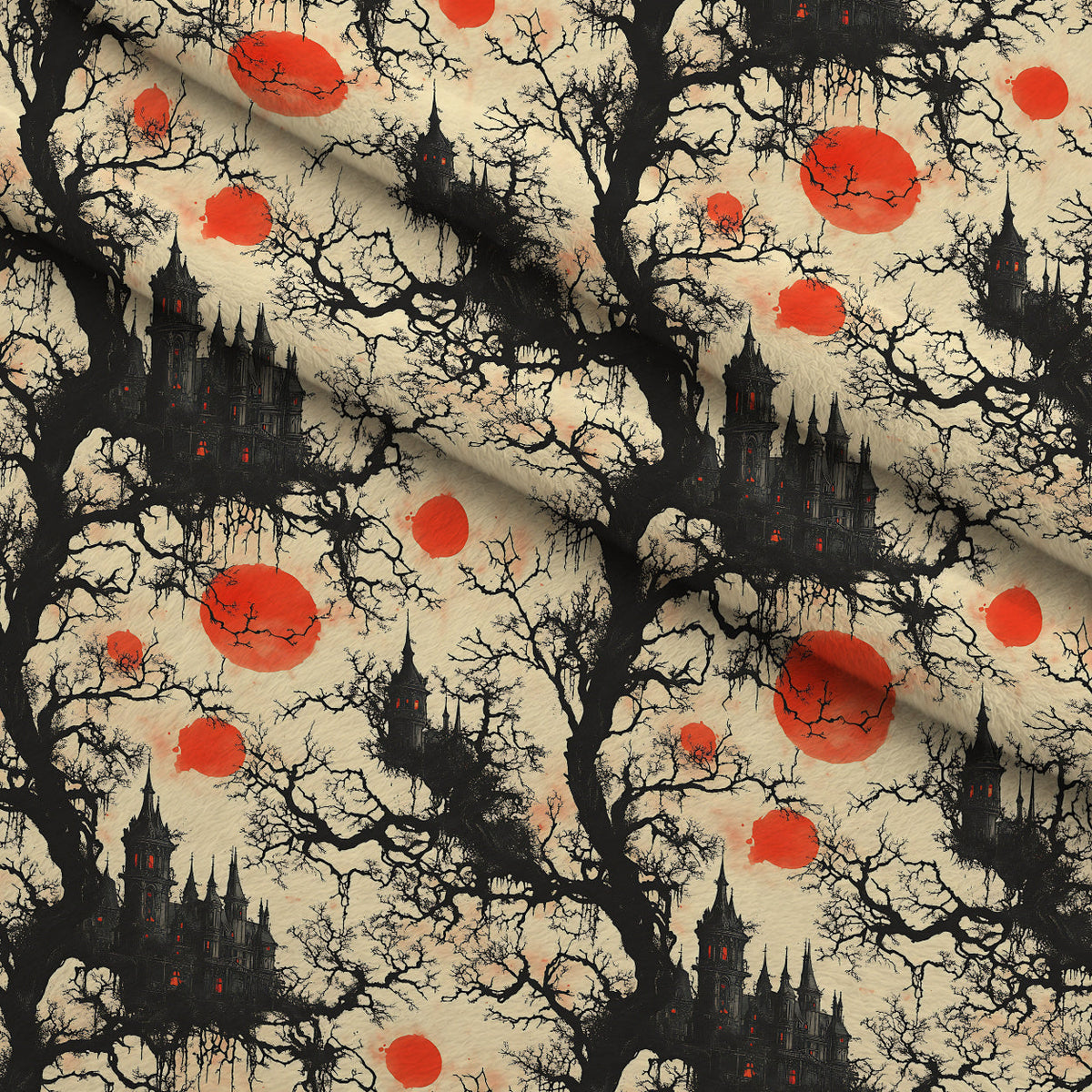 Scarlet Spires Pattern 19 Minky Fabric